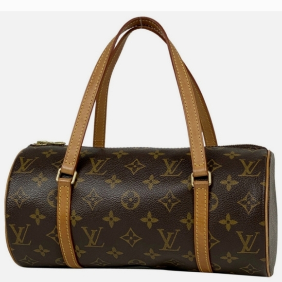 🎁Louis Vuitton Papillion 30 Monogram Canvas Cylindrical Barrel Bag - Picture 11 of 11